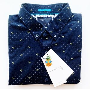 Denim&Flower | Palm Tree Print With Dots